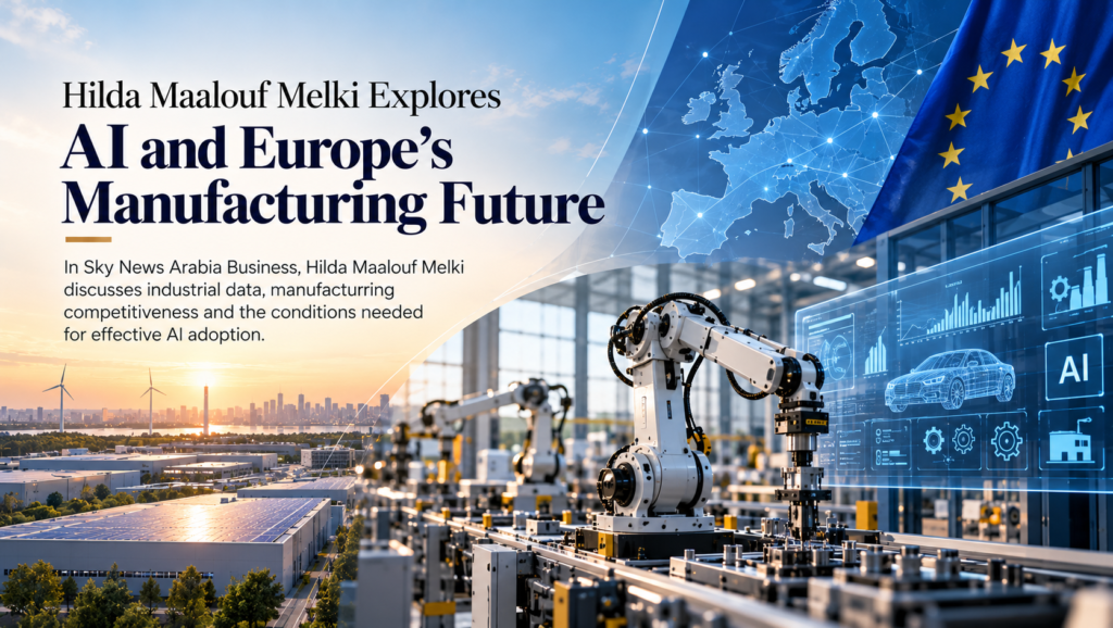 Hilda Maalouf Melki Explores AI and Europe’s Manufacturing Future
